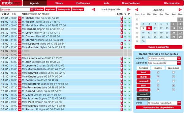 affichage-ecran-agenda-professionnel-personnalise-sur-mesure-mobikap