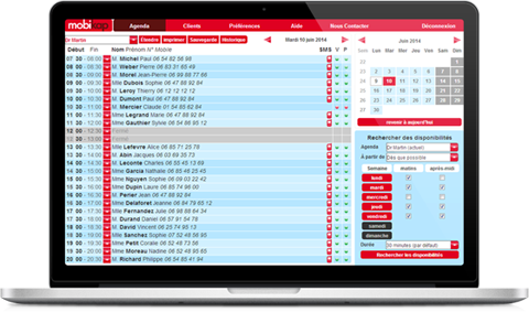 logiciel-agenda-professionnel-et-planning-en-ligne-mobikap-avec-rappel-sms