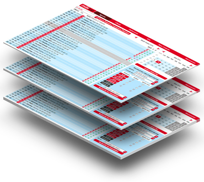 Agenda partagé collaboratif multi-utilisateurs Mobikap